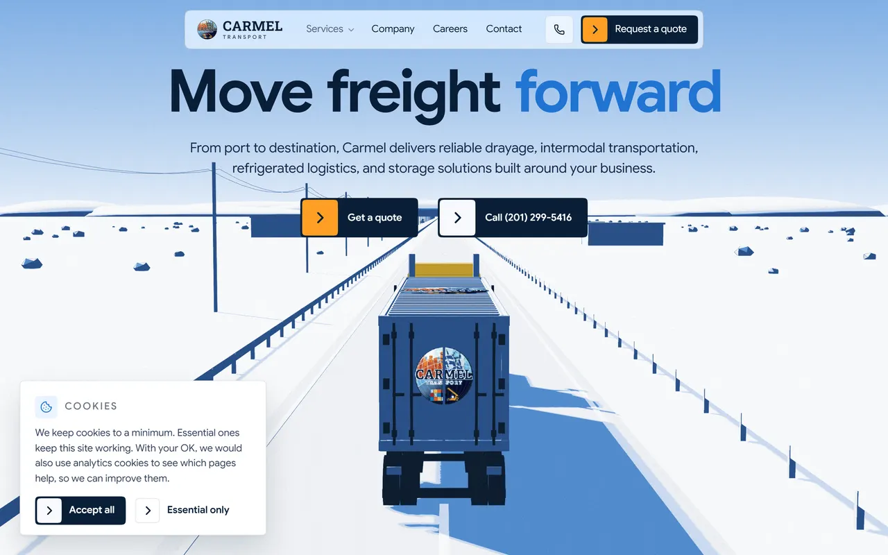 New homepage