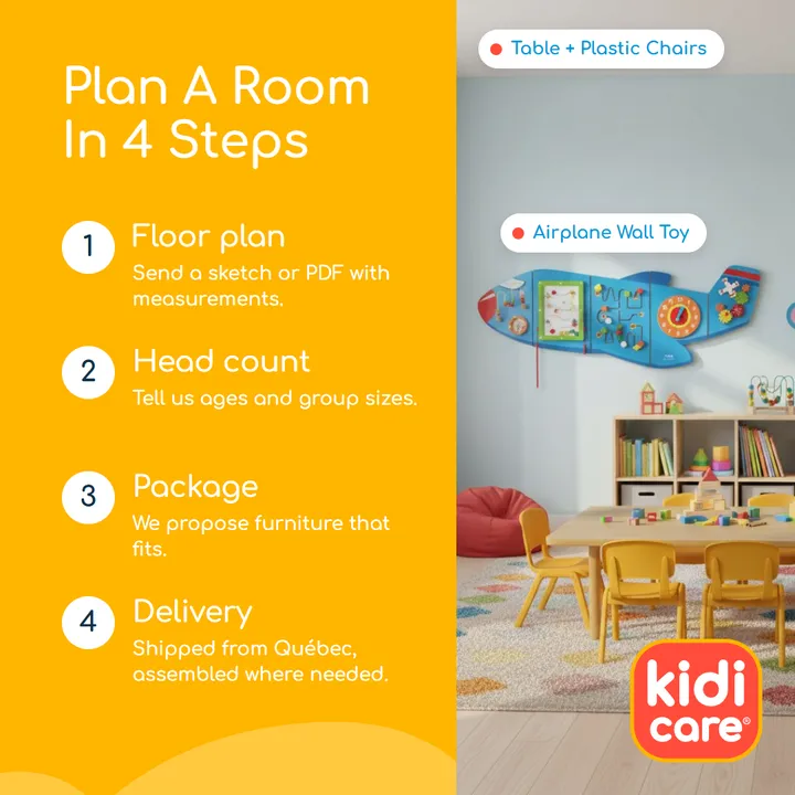 Plan a room in 4 steps
